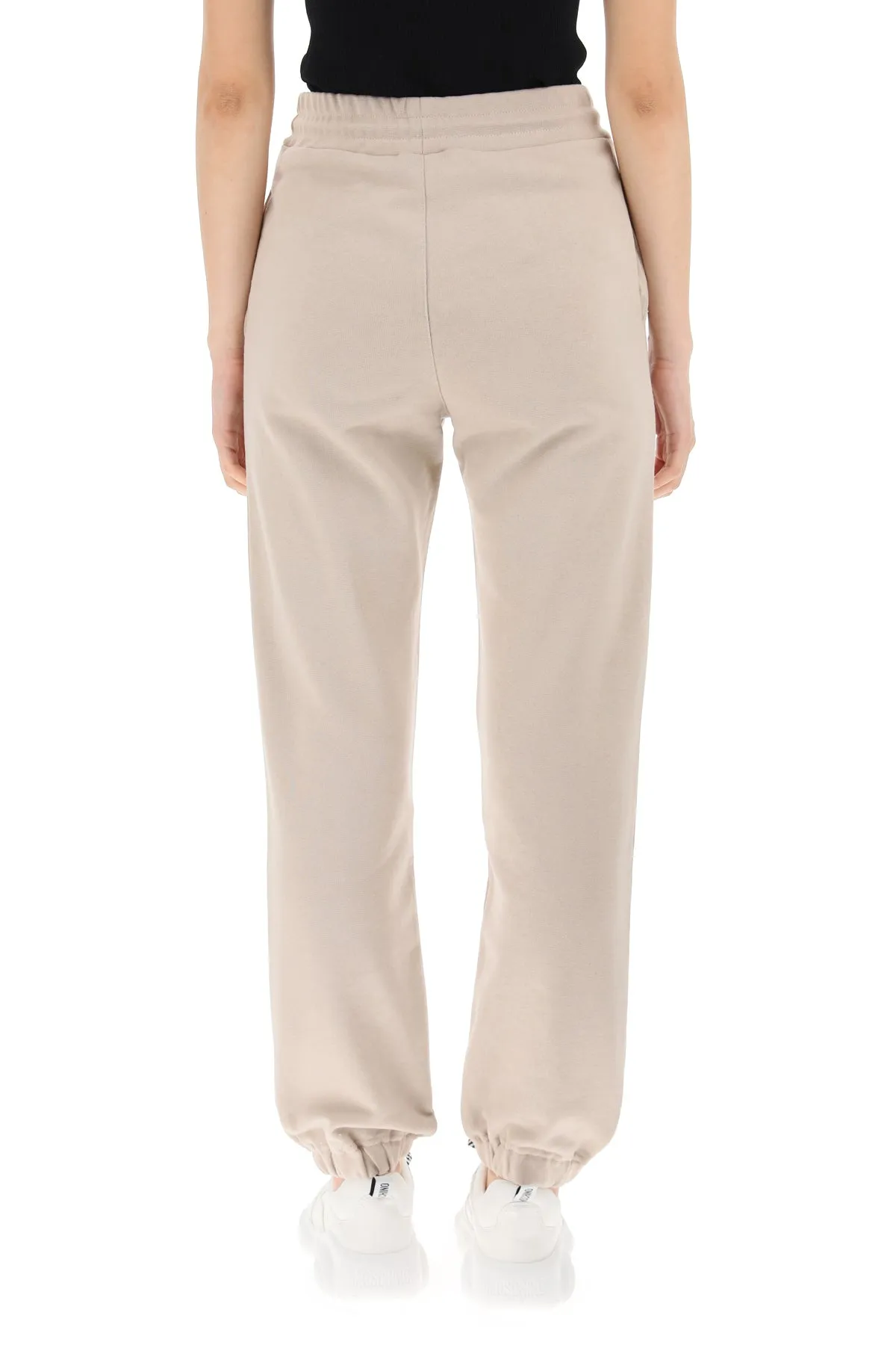MSGM Logo Printed Drawstring Pants