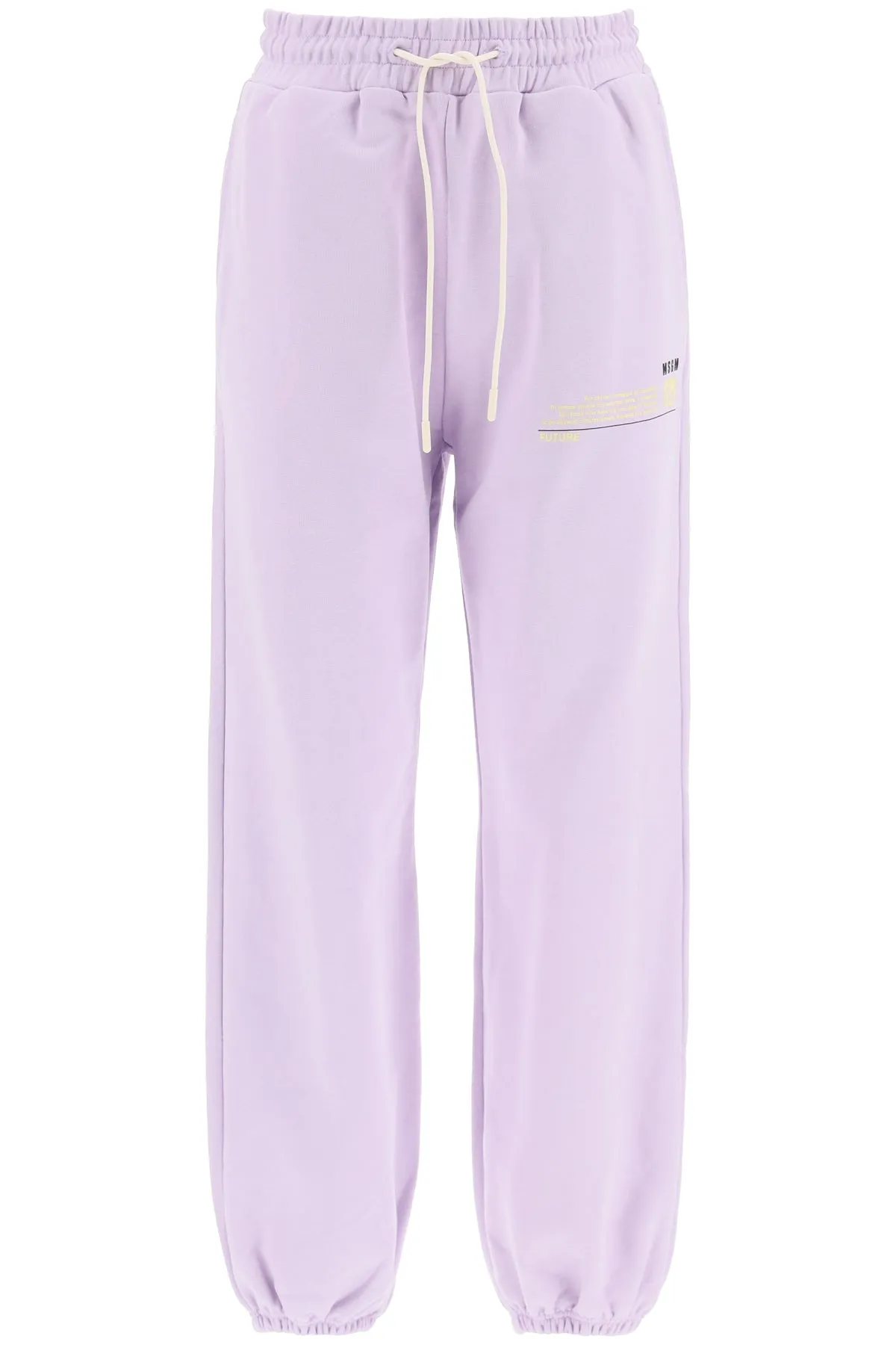 MSGM Logo Printed Track Pants