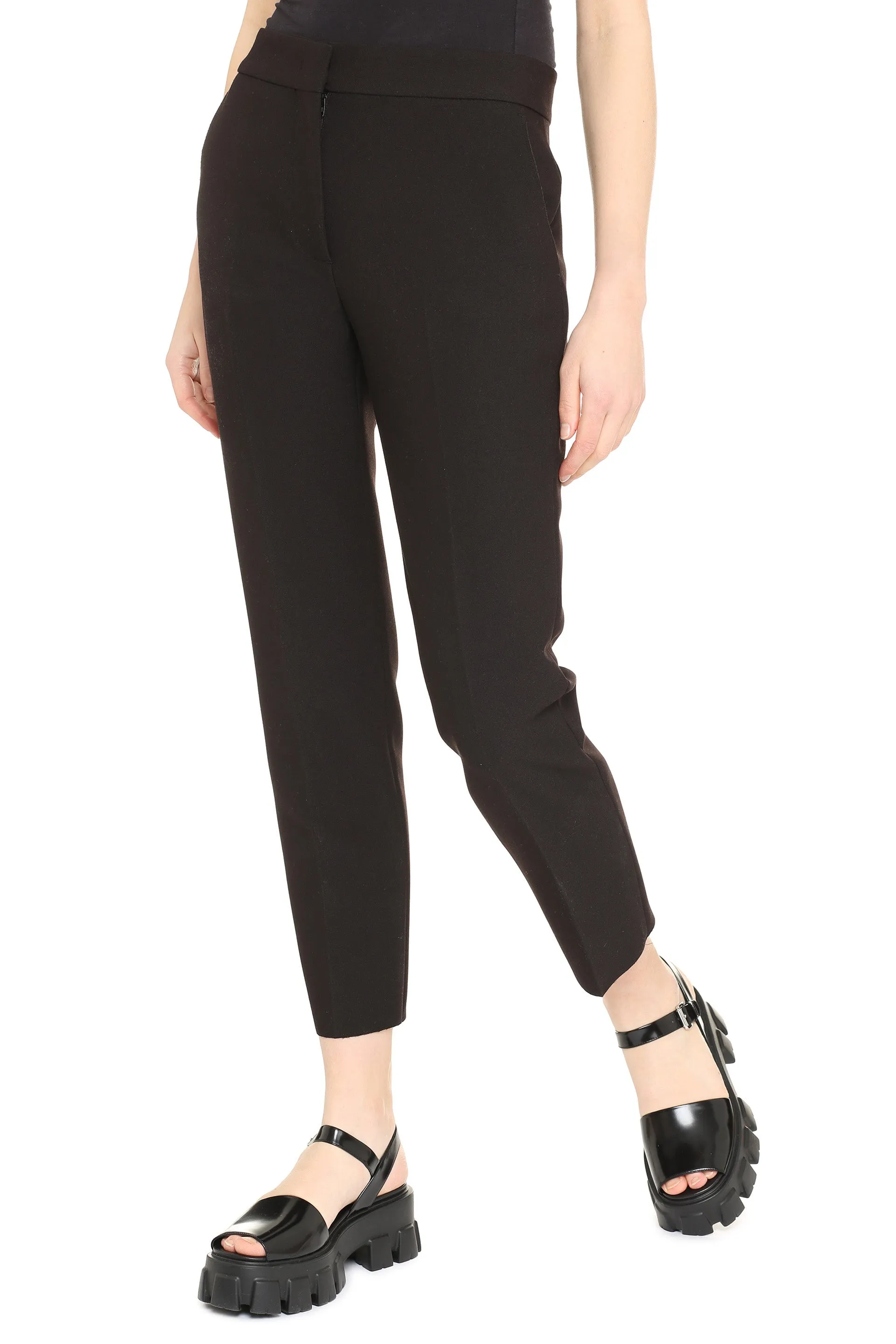 MSGM Mid Rise Tailored Trousers