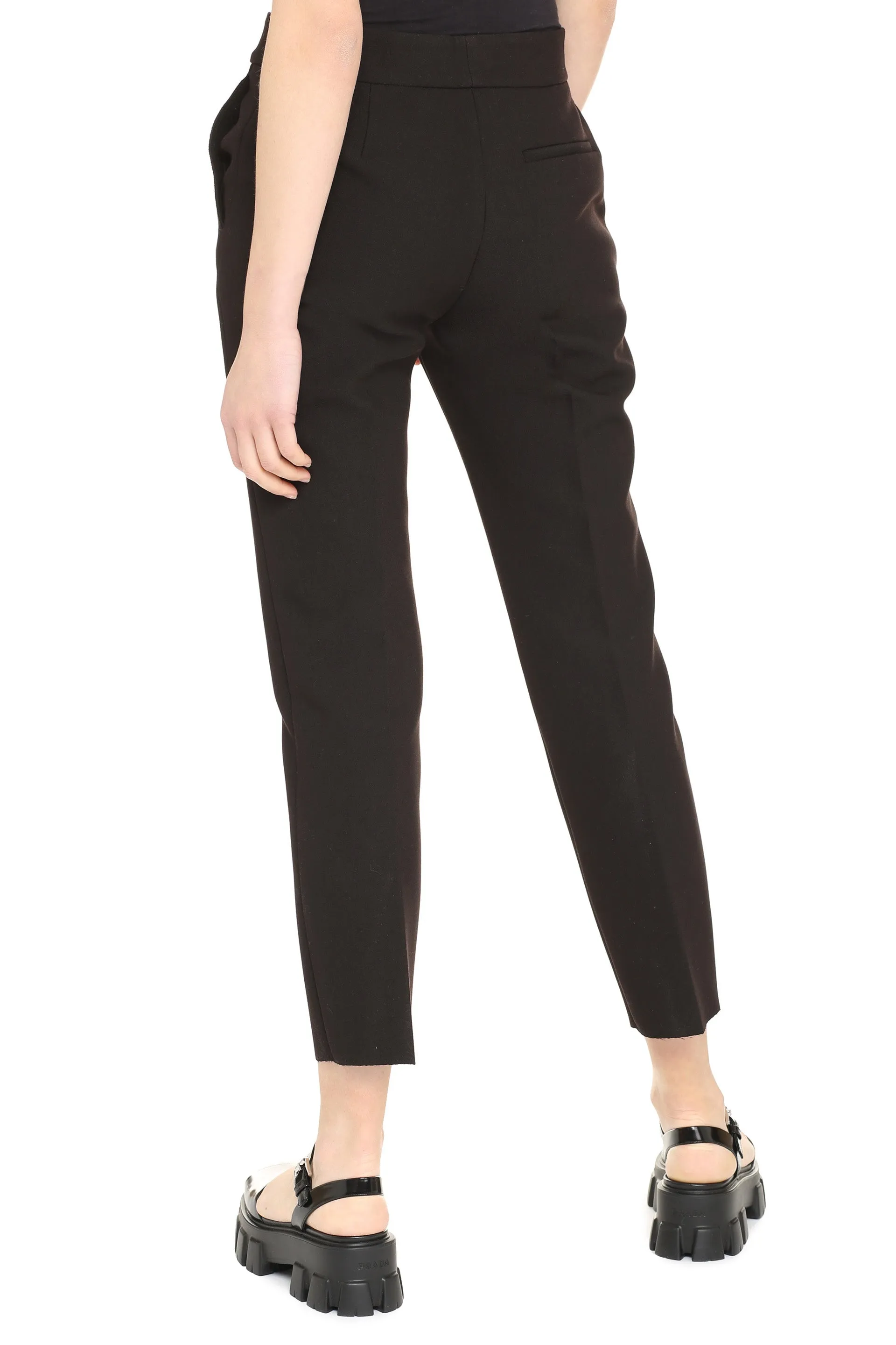 MSGM Mid Rise Tailored Trousers
