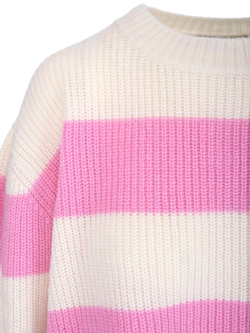 MSGM Striped Crewneck Knit Jumper