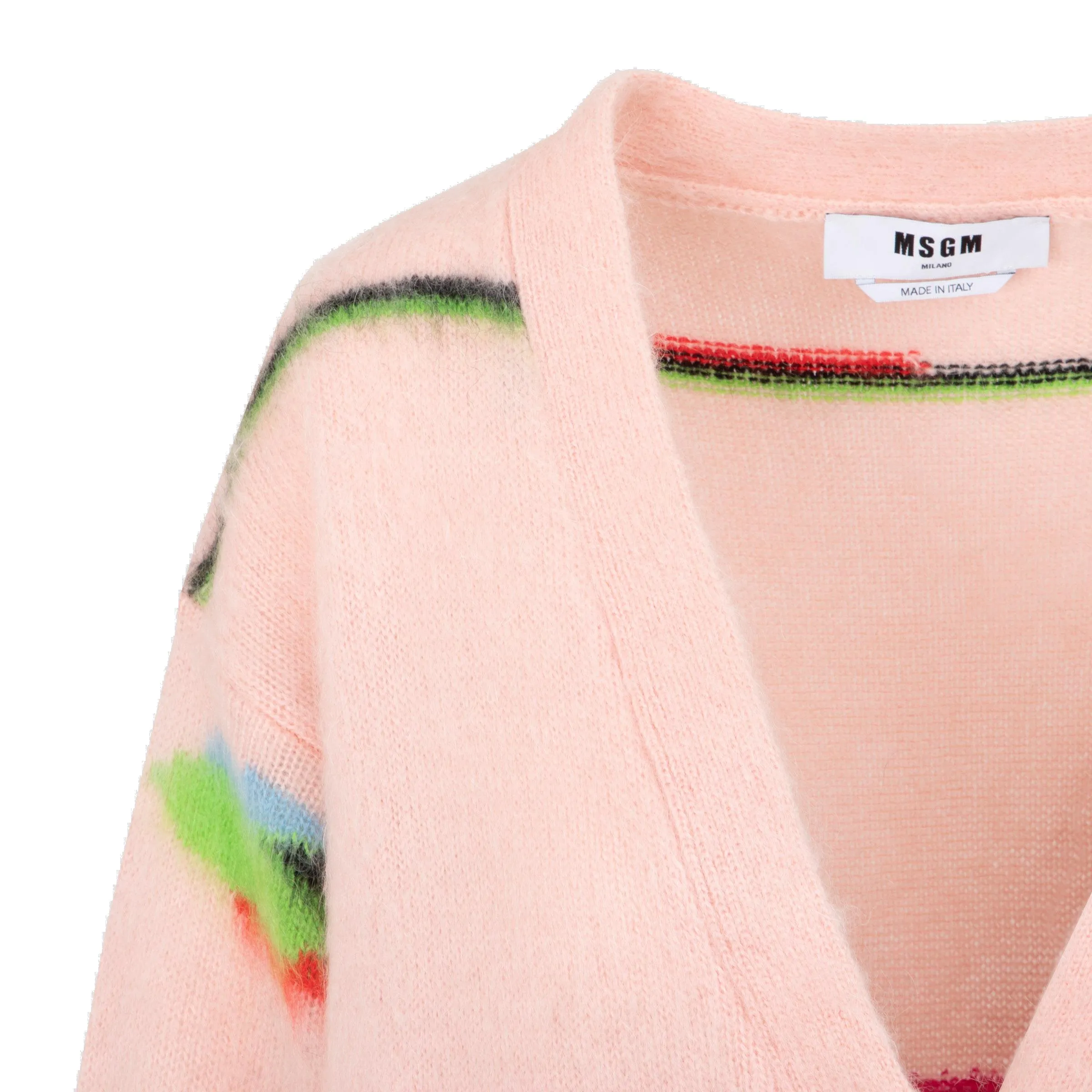 MSGM V-Neck Knit Cardigan