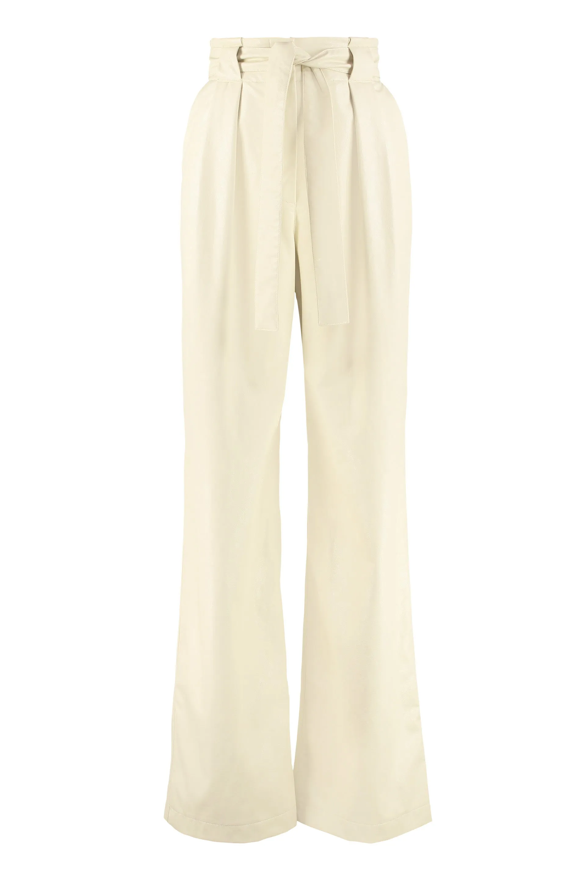 MSGM Wide Leg Belted Trousers