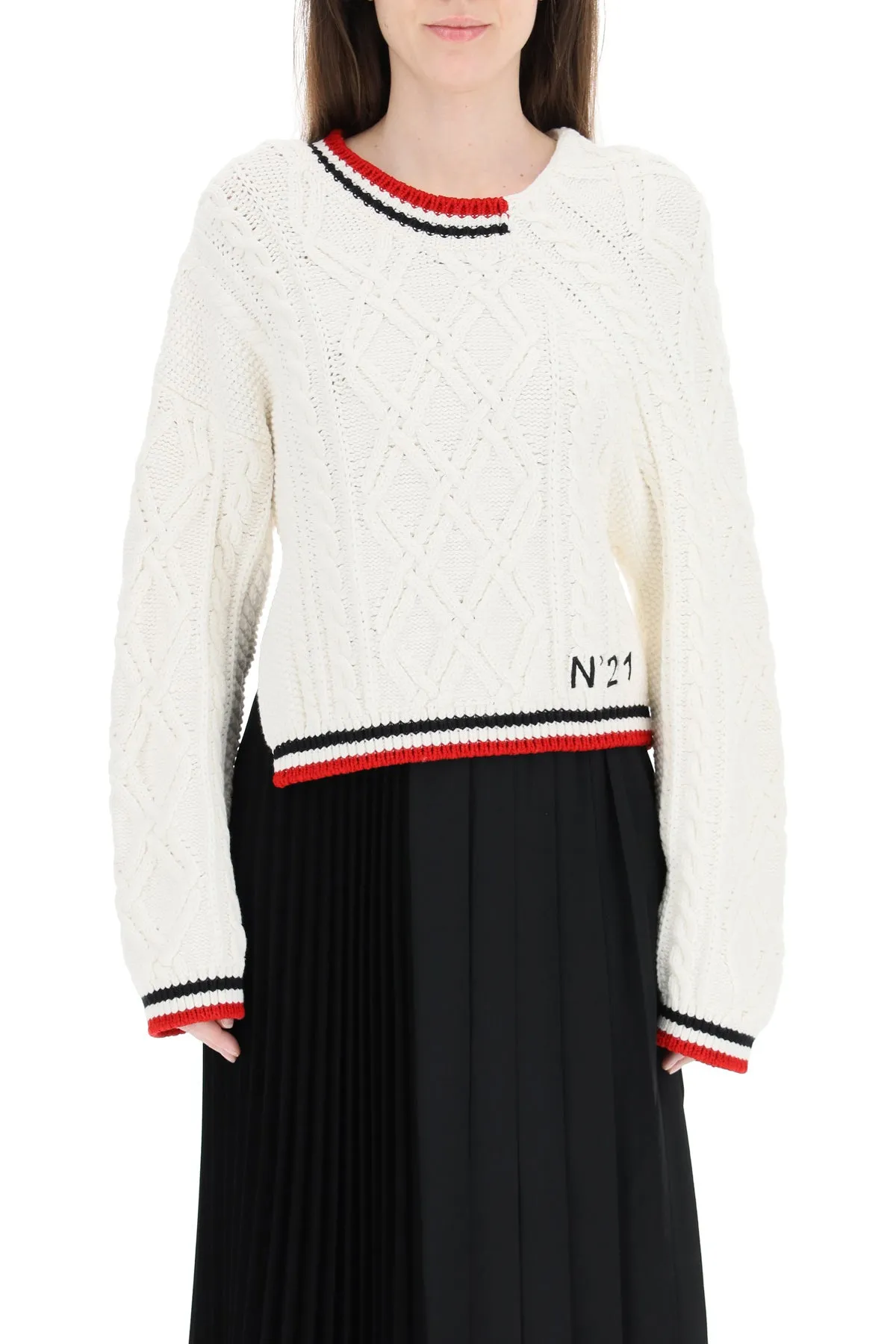 N21 Asymmetric Oversized Sweater