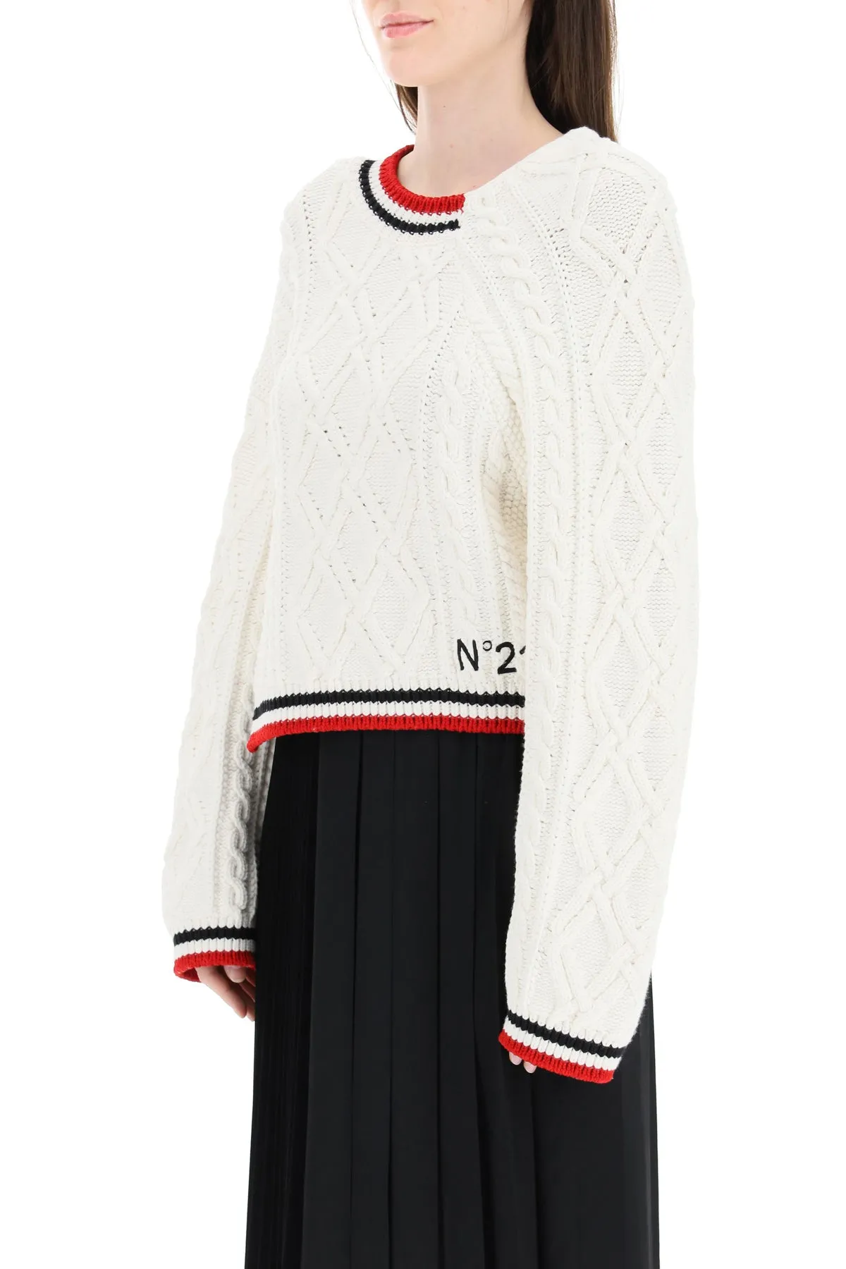 N21 Asymmetric Oversized Sweater