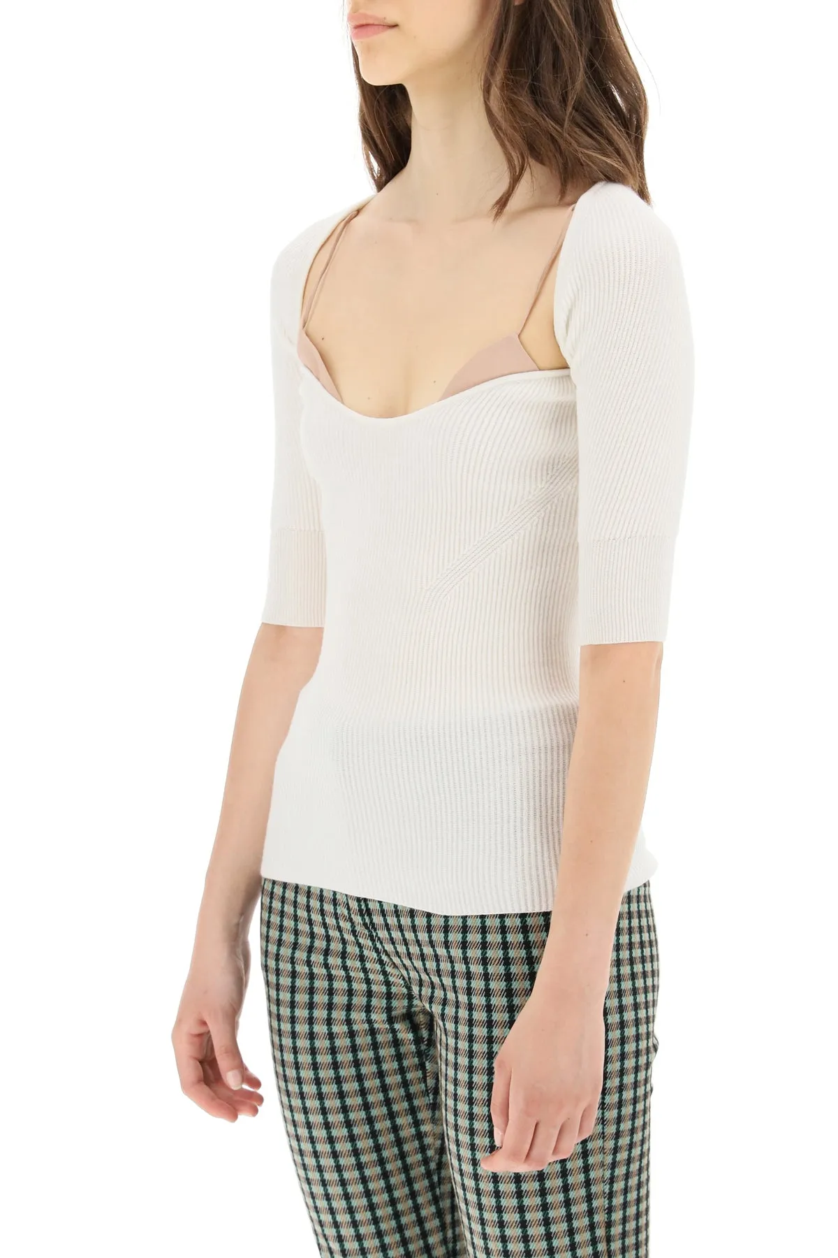 N21 Scoop Neck Knit Sweater