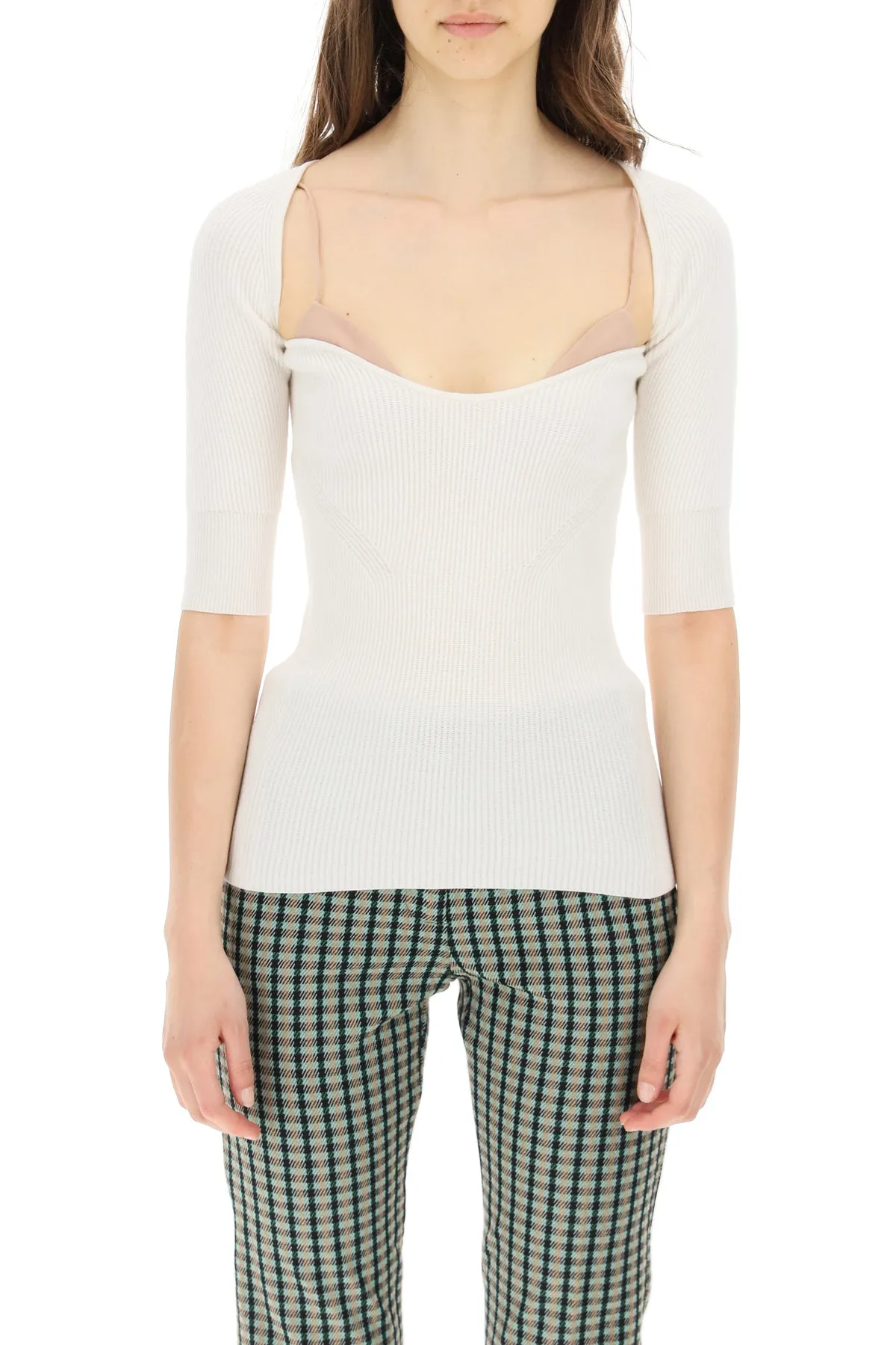 N21 Scoop Neck Knit Sweater