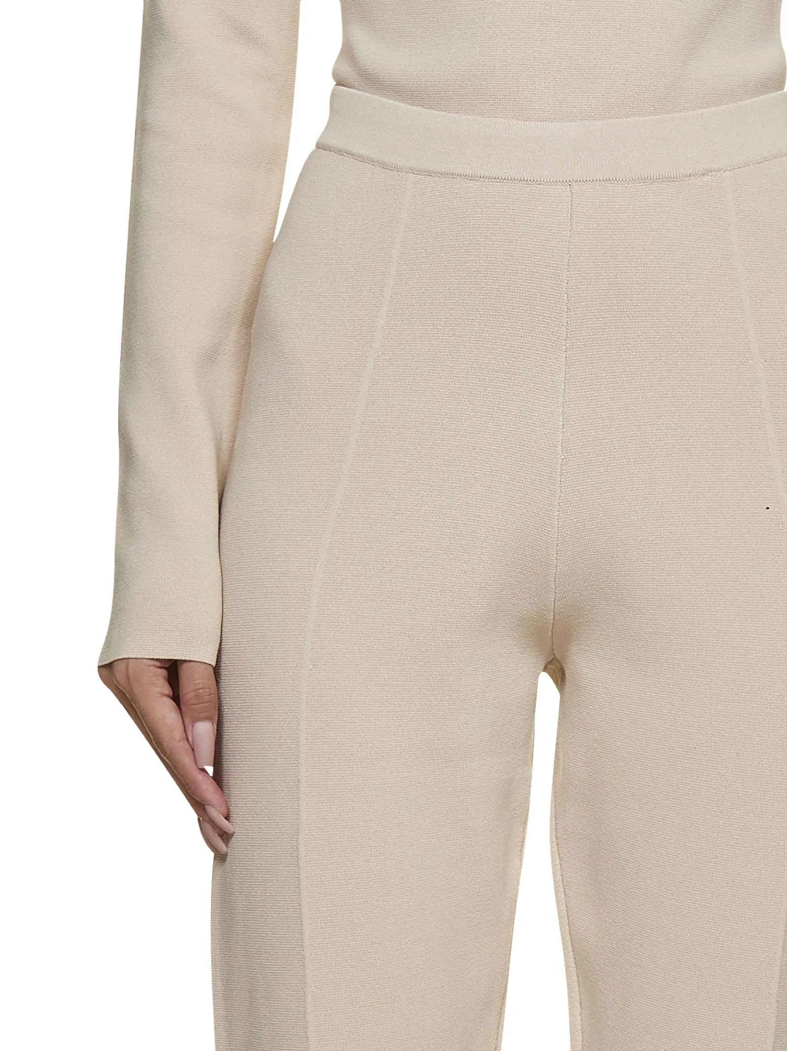 Nanushka Elastic Waist Stirrup Pants