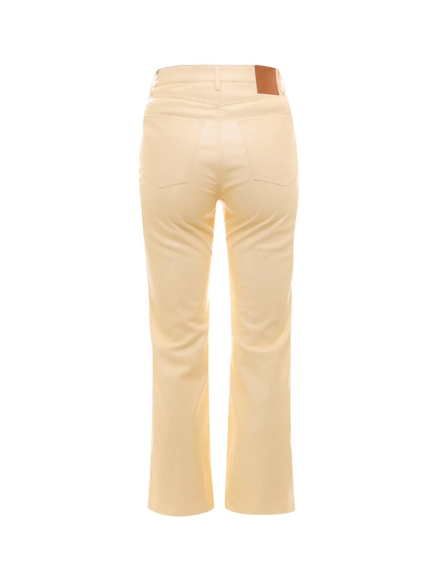 Nanushka Faux-Leather Cropped Pants