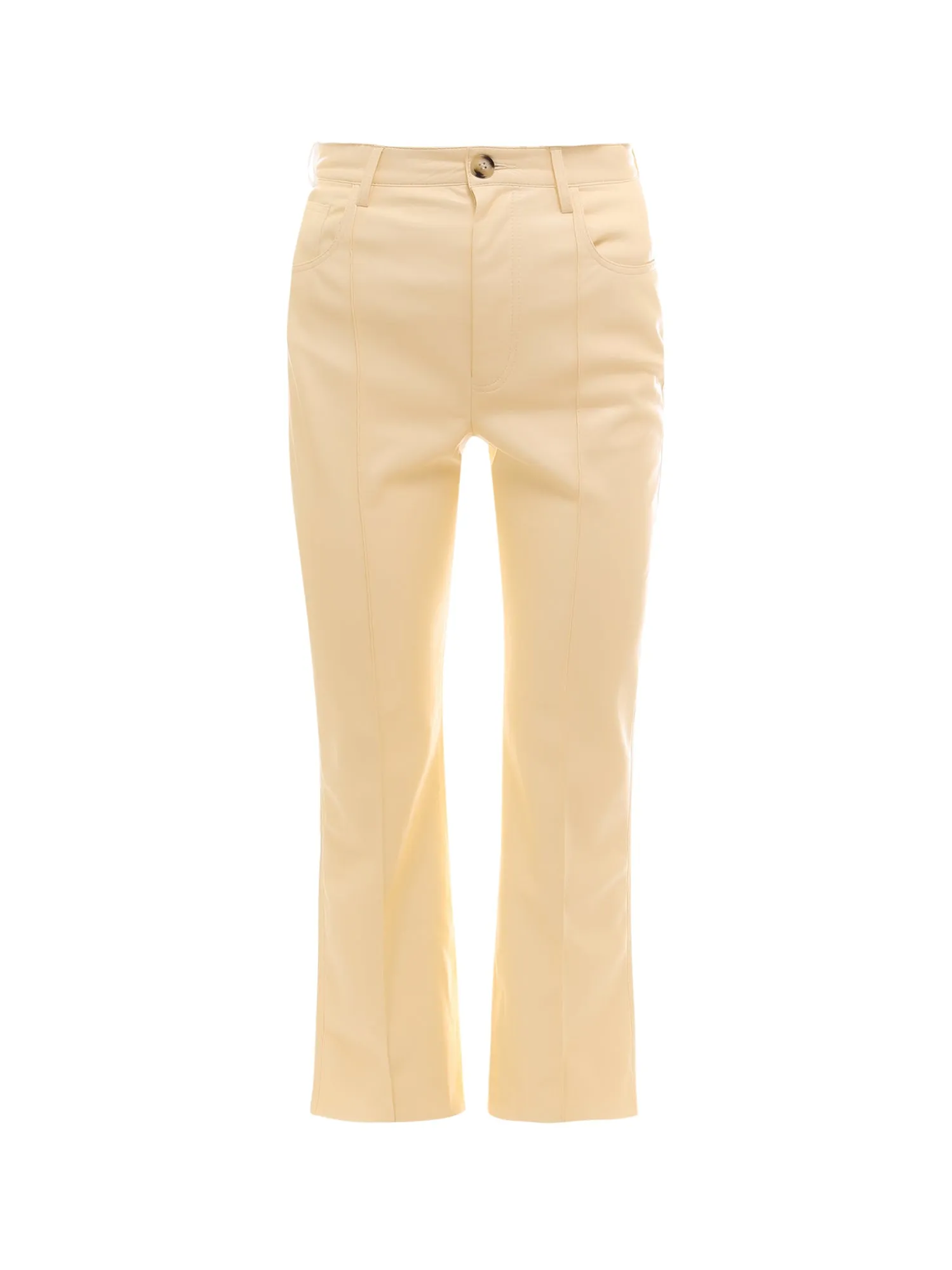 Nanushka Faux-Leather Cropped Pants