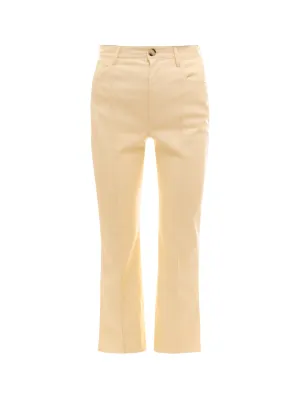 Nanushka Faux-Leather Cropped Pants