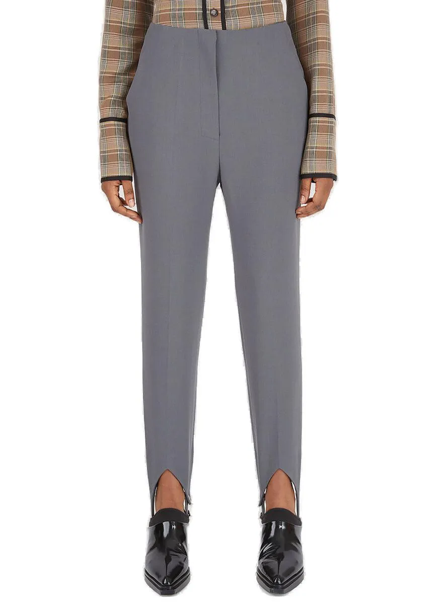 Nanushka High Waist Stirrup Trousers