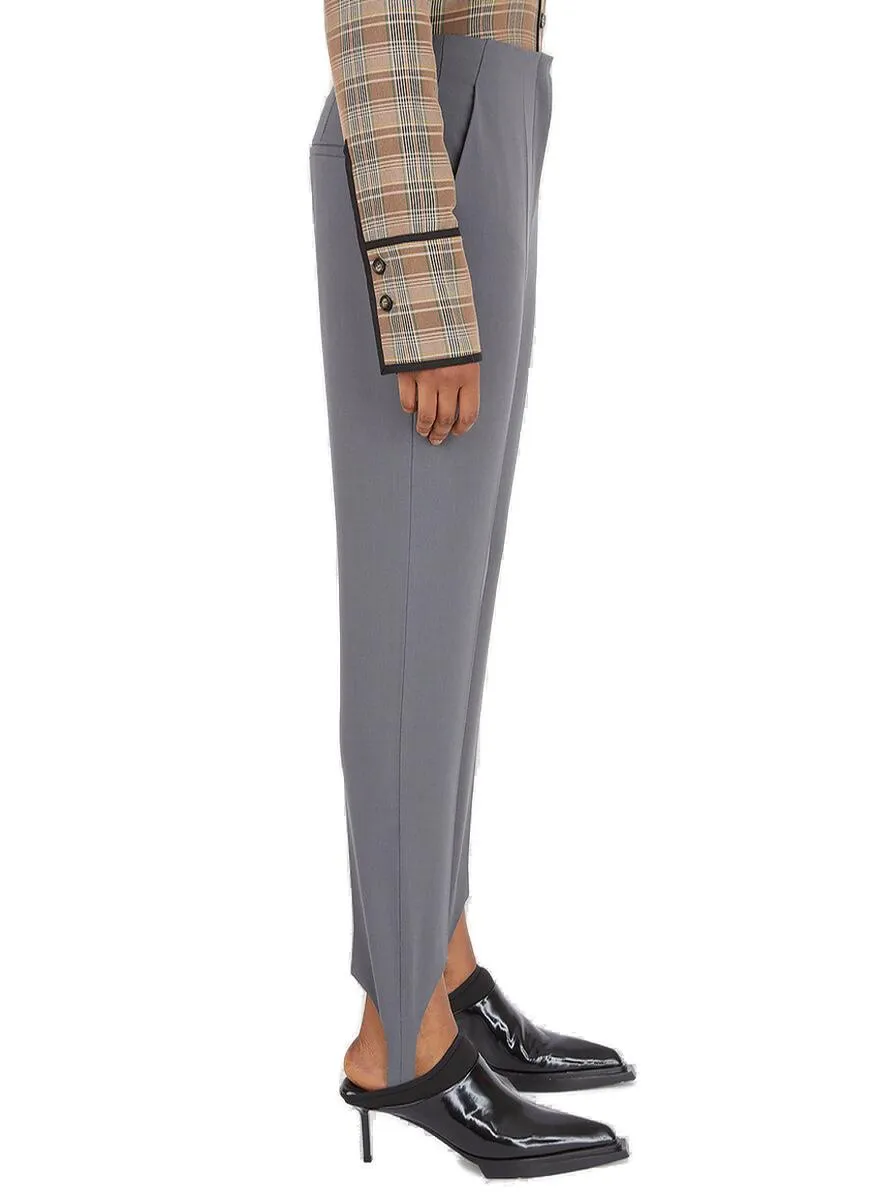 Nanushka High Waist Stirrup Trousers