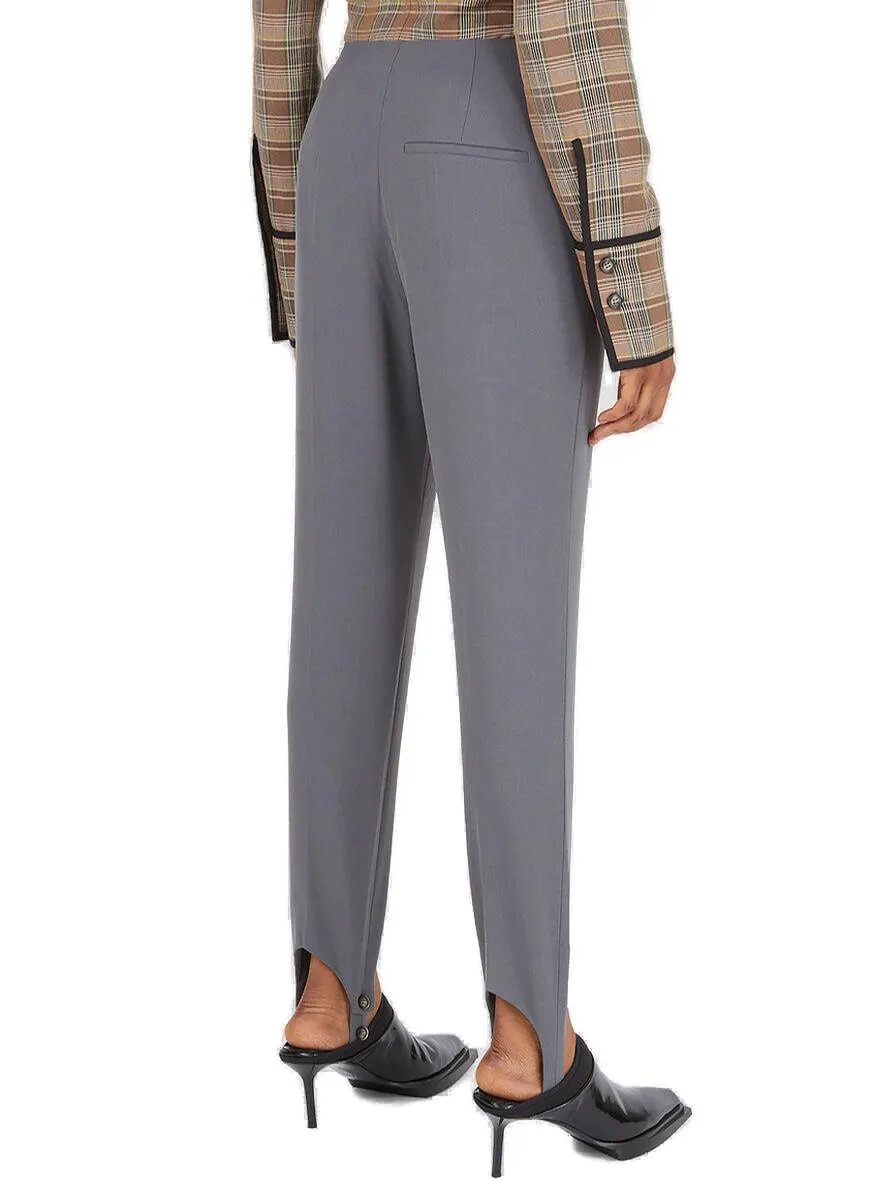 Nanushka High Waist Stirrup Trousers