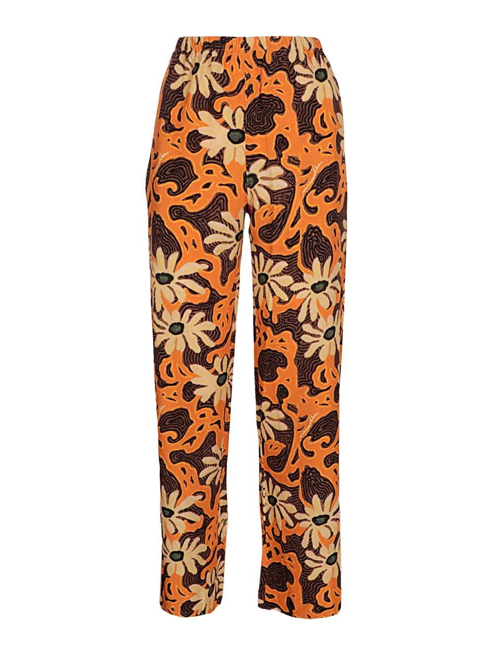 Nanushka Printed Wide-Leg Pants