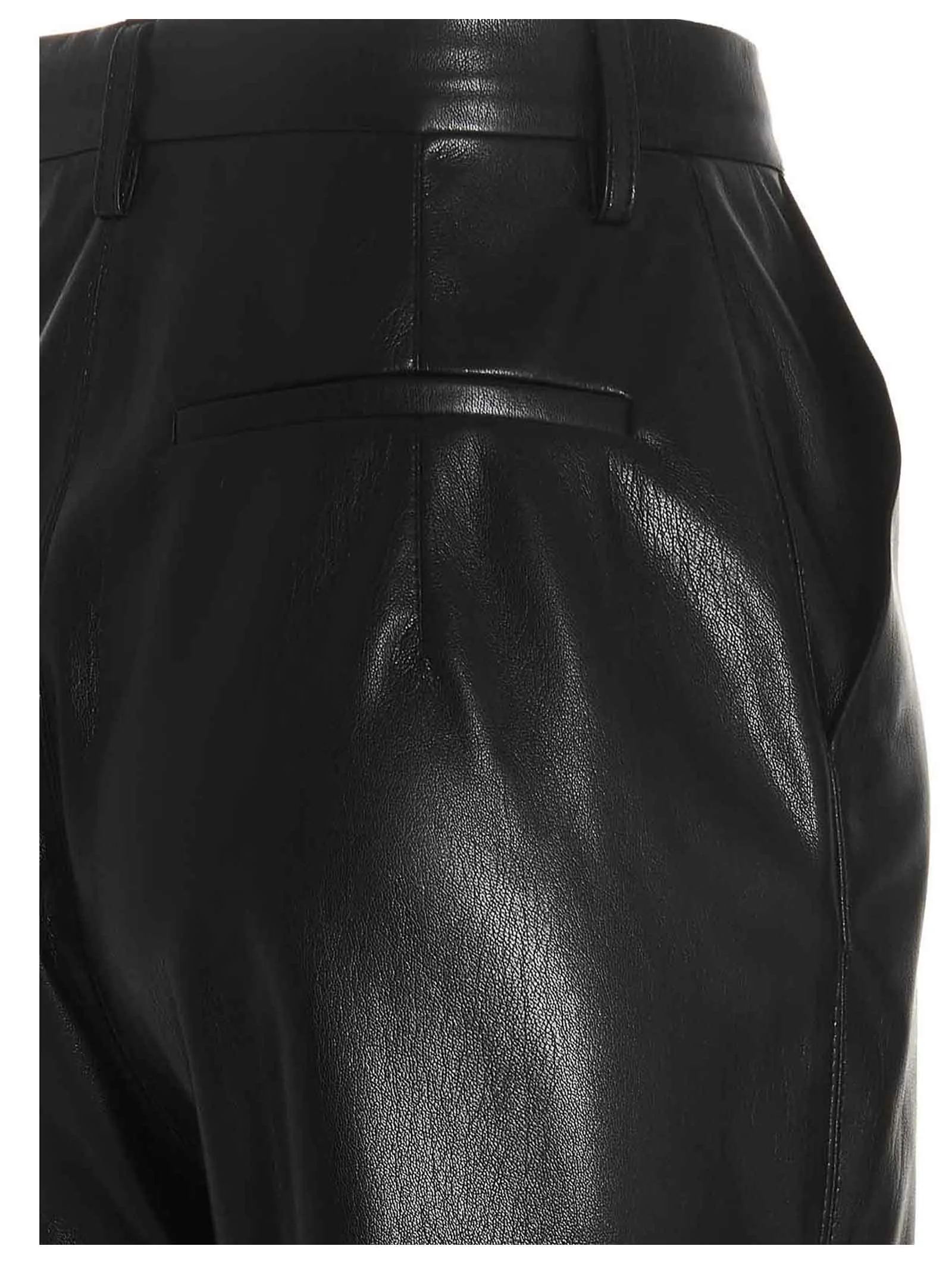 Nanushka Stitch Detailed Flared Pants