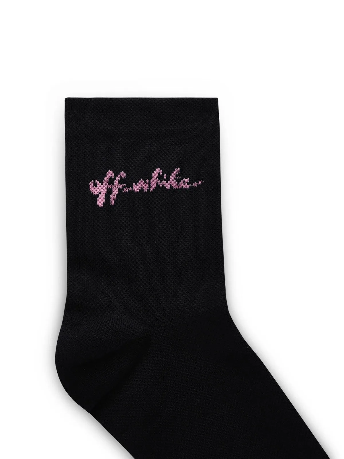 Off White Logo Intarsia Ankle Socks
