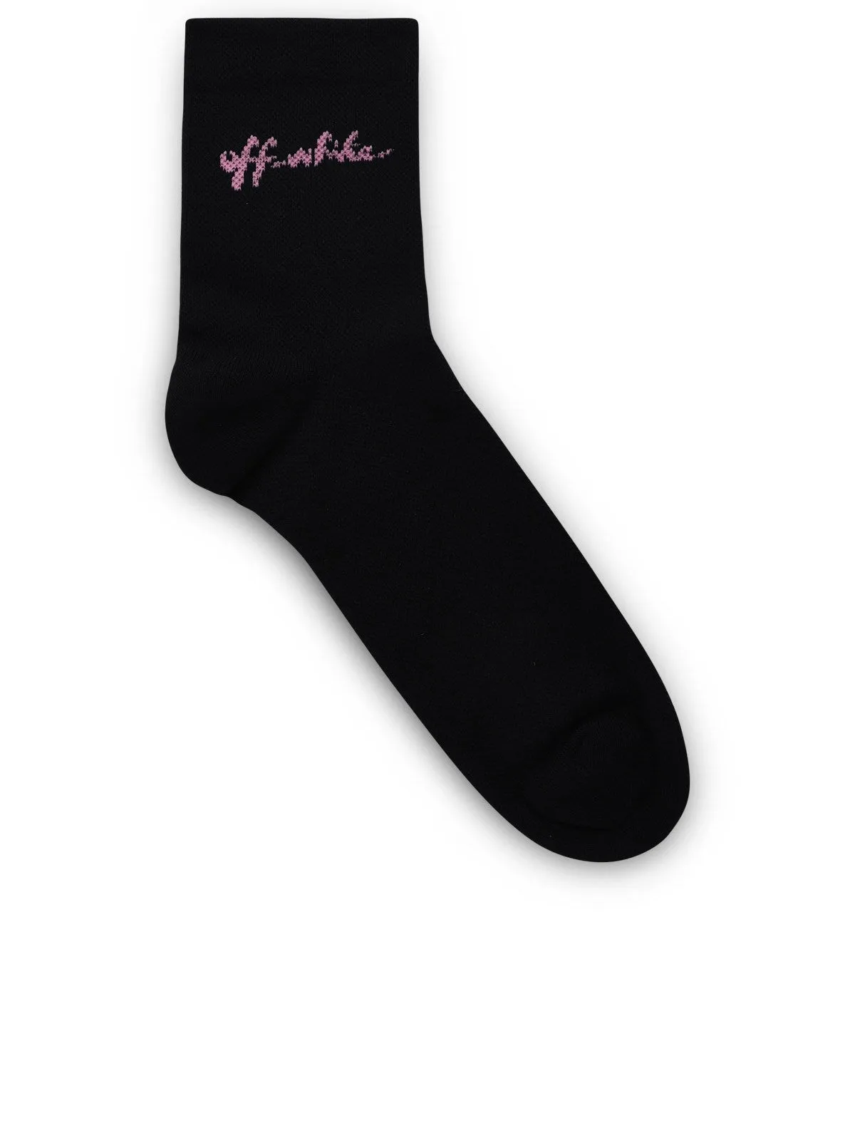 Off White Logo Intarsia Ankle Socks