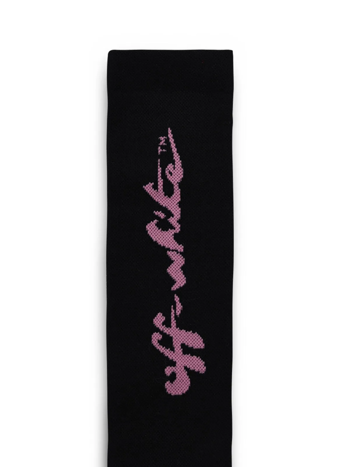 Off-White Logo Intarsia Socks