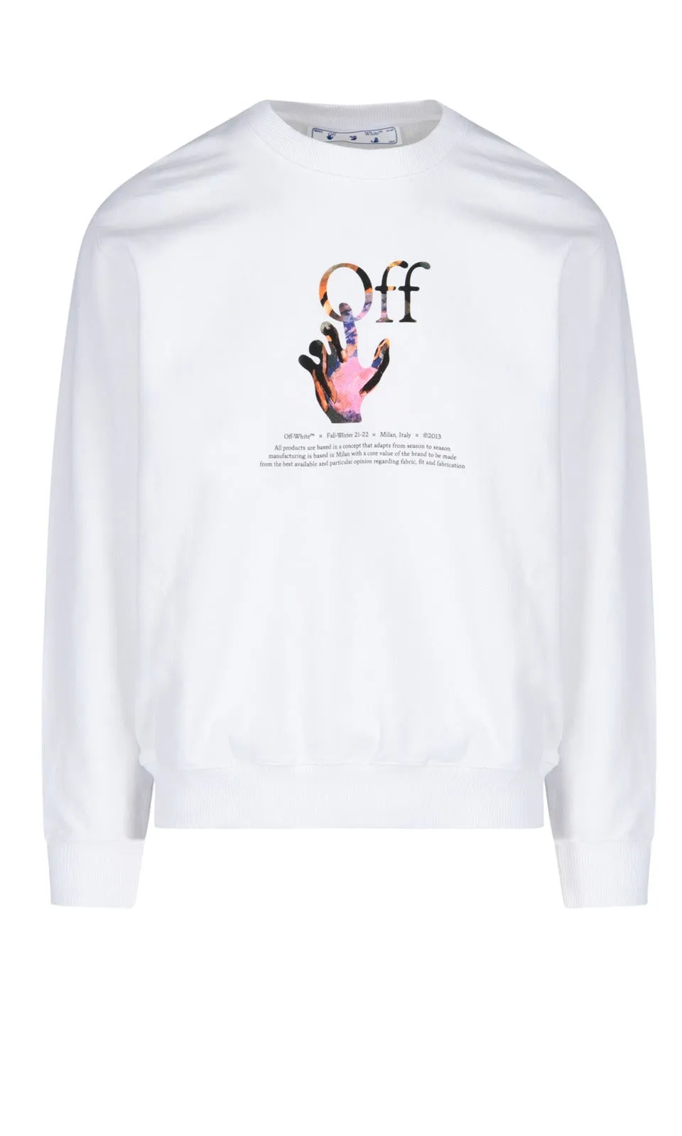 Off-White Logo Print Crewneck Sweater