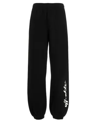 Off-White Logo Print Jogging Pants