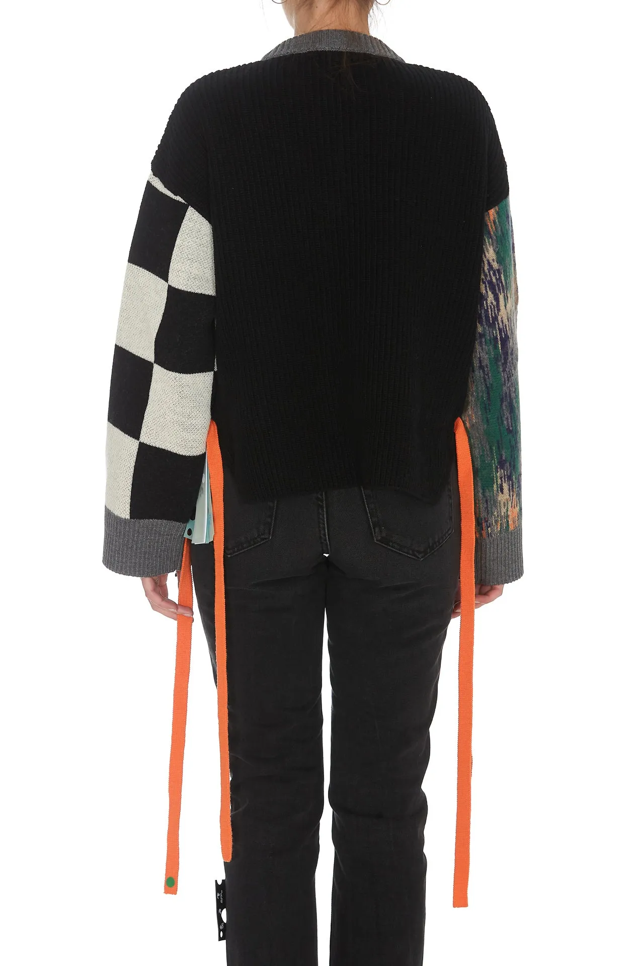 Off-White Patchwork Knit Jumper