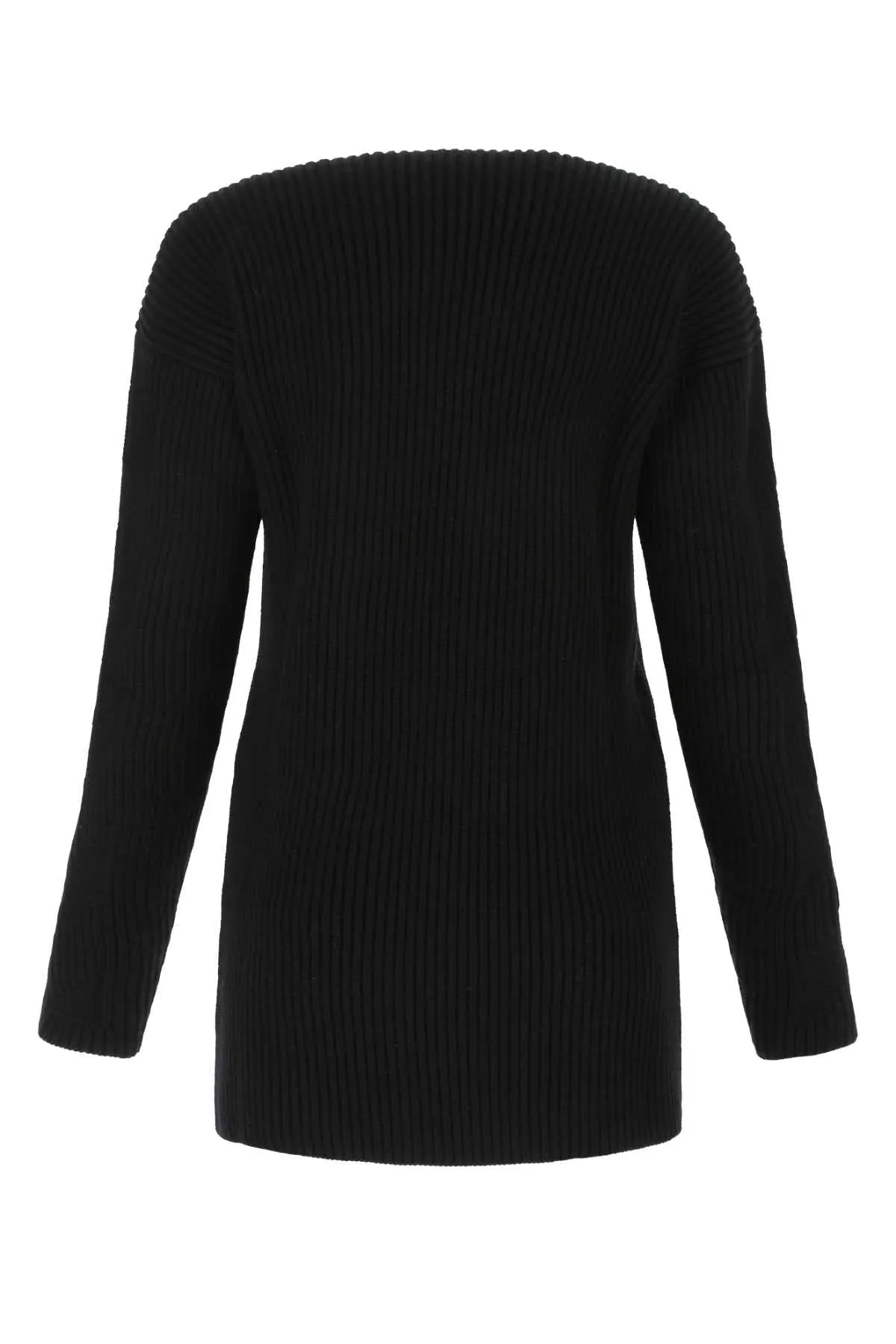Off-White Ribbed-Knit Crewneck Jumper