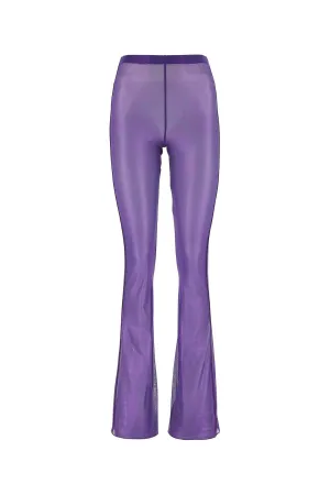 Osree Lame Flared Stretch Pants