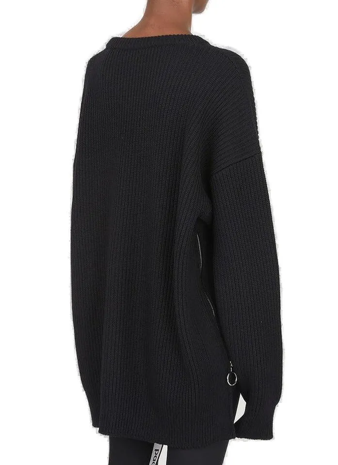Paco Rabanne Oversized Drop Hem Sweater