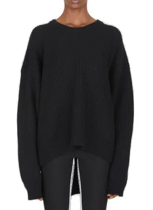 Paco Rabanne Oversized Drop Hem Sweater
