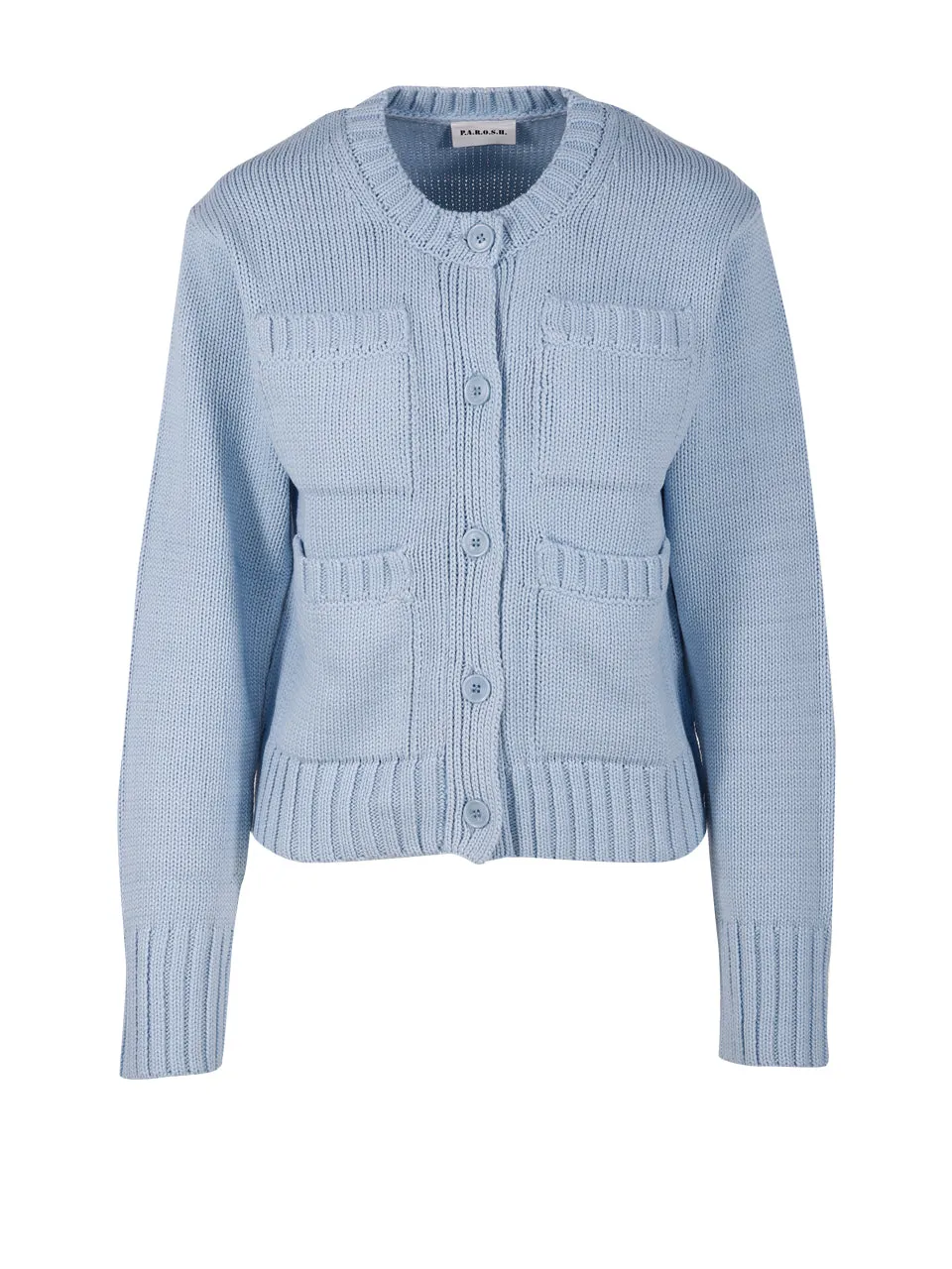 P.A.R.O.S.H. Buttoned Knit Cardigan