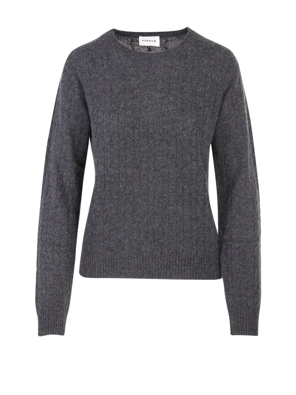 P.A.R.O.S.H. Cable Knit Crewneck Jumper