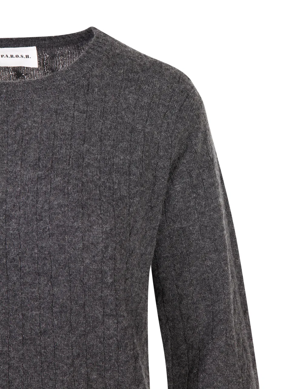 P.A.R.O.S.H. Cable Knit Crewneck Jumper