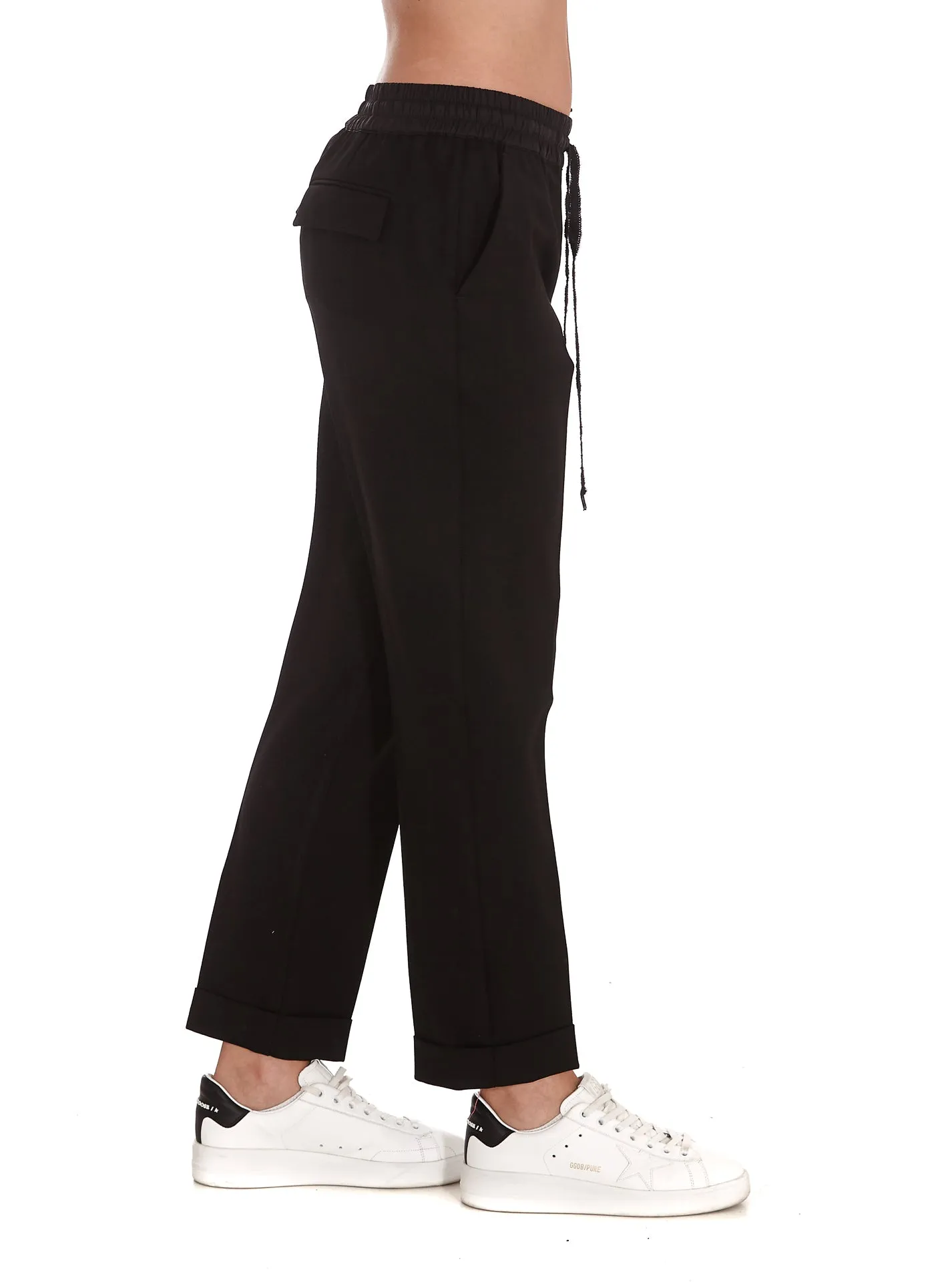 P.A.R.O.S.H. Drawstring Straight Leg Trousers