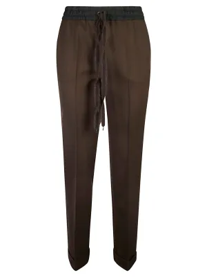 P.A.R.O.S.H. Drawstring Straight Leg Trousers