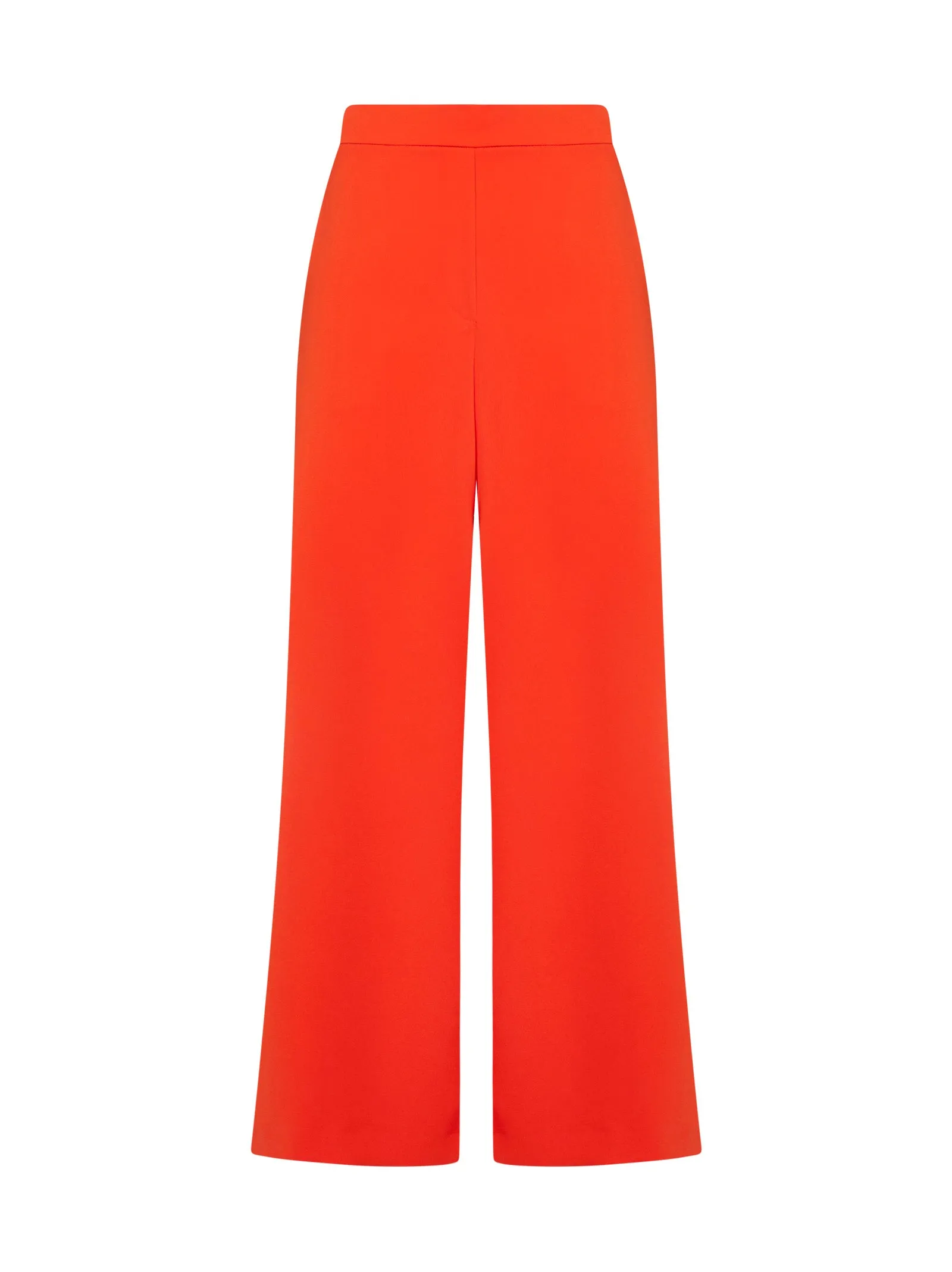 P.A.R.O.S.H. Elastic Waist Wide-Leg Trousers