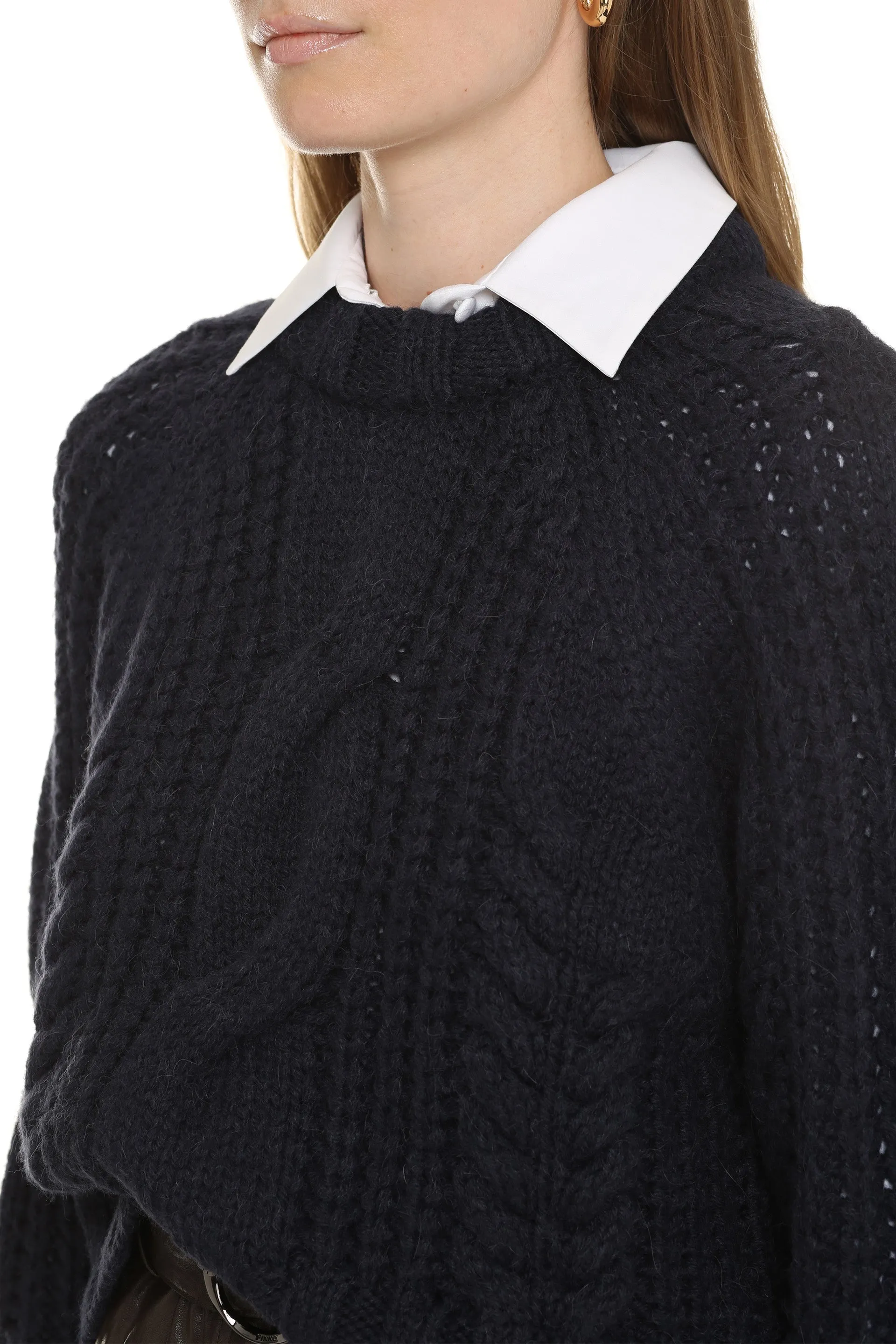 P.A.R.O.S.H. Livia Cable Knit Jumper