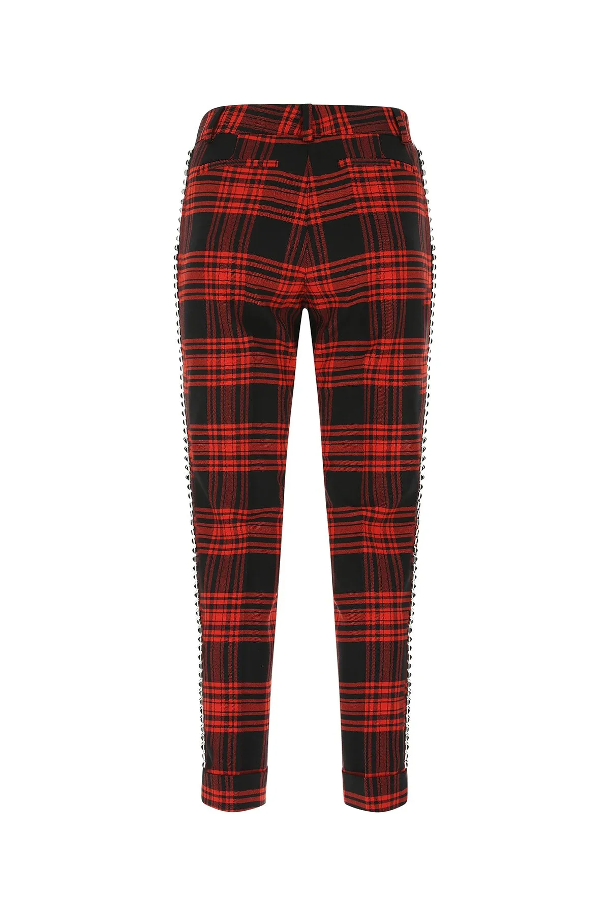 P.A.R.O.S.H. Plaid Straight Leg Trousers