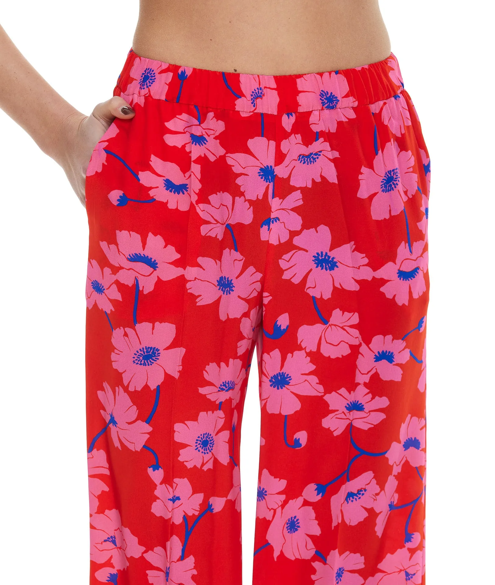 P.A.R.O.S.H. Printed Cropped Trousers