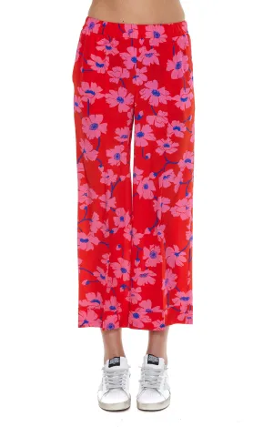 P.A.R.O.S.H. Printed Cropped Trousers