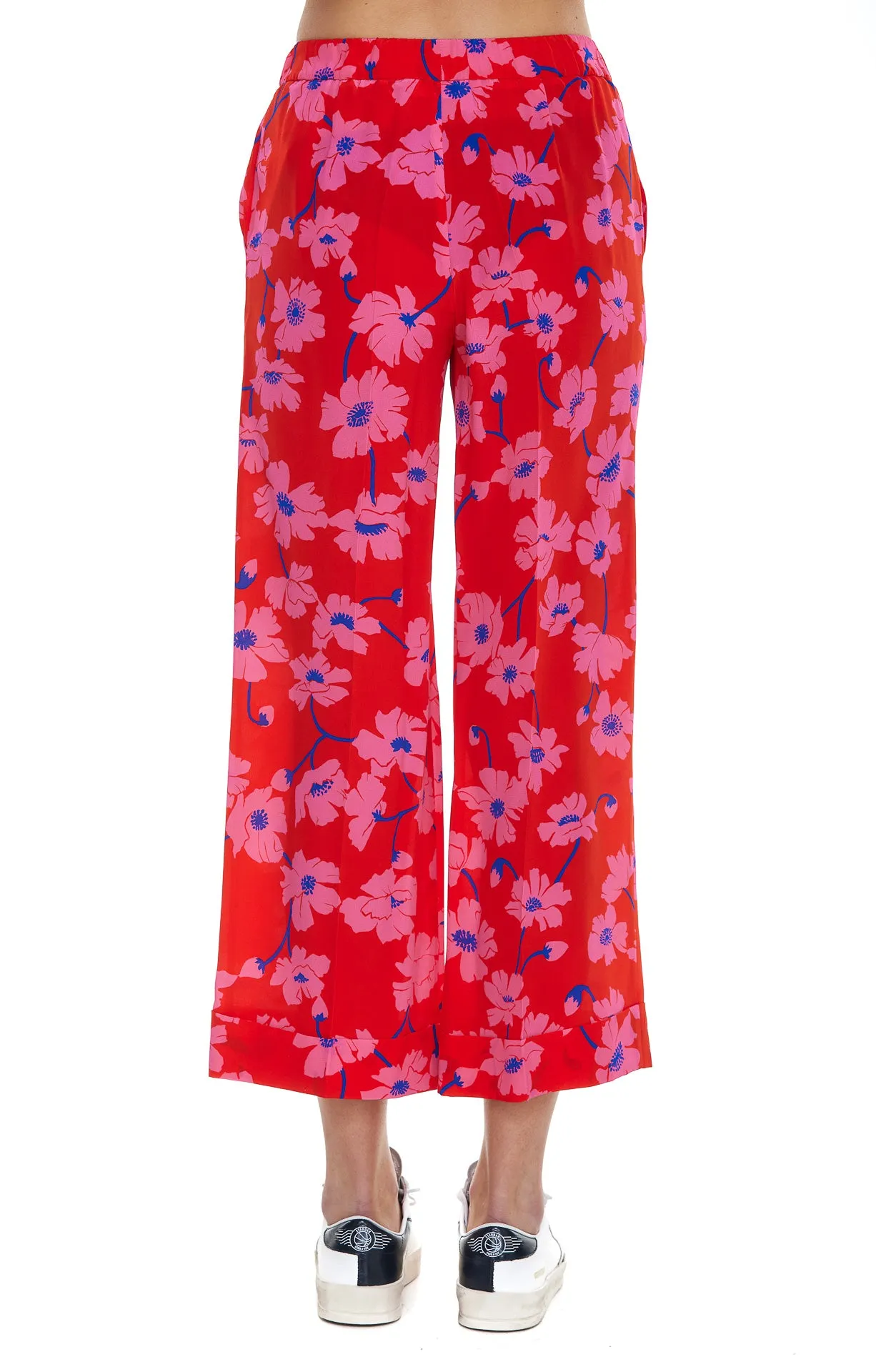 P.A.R.O.S.H. Printed Cropped Trousers