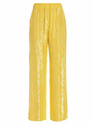 P.A.R.O.S.H. Sequin Embellished Drawstring Trousers