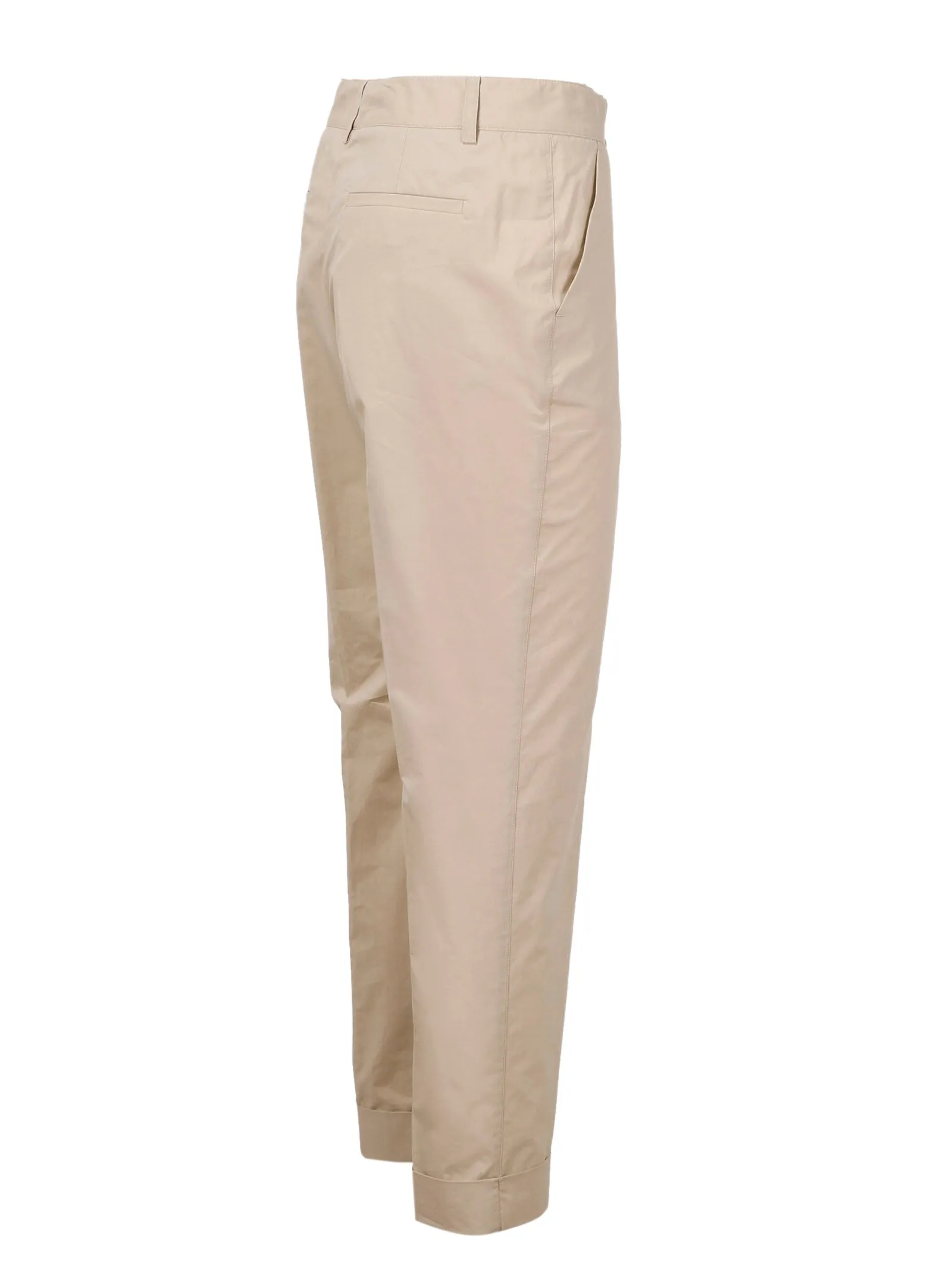 P.A.R.O.S.H. Straight Leg Cropped Trousers