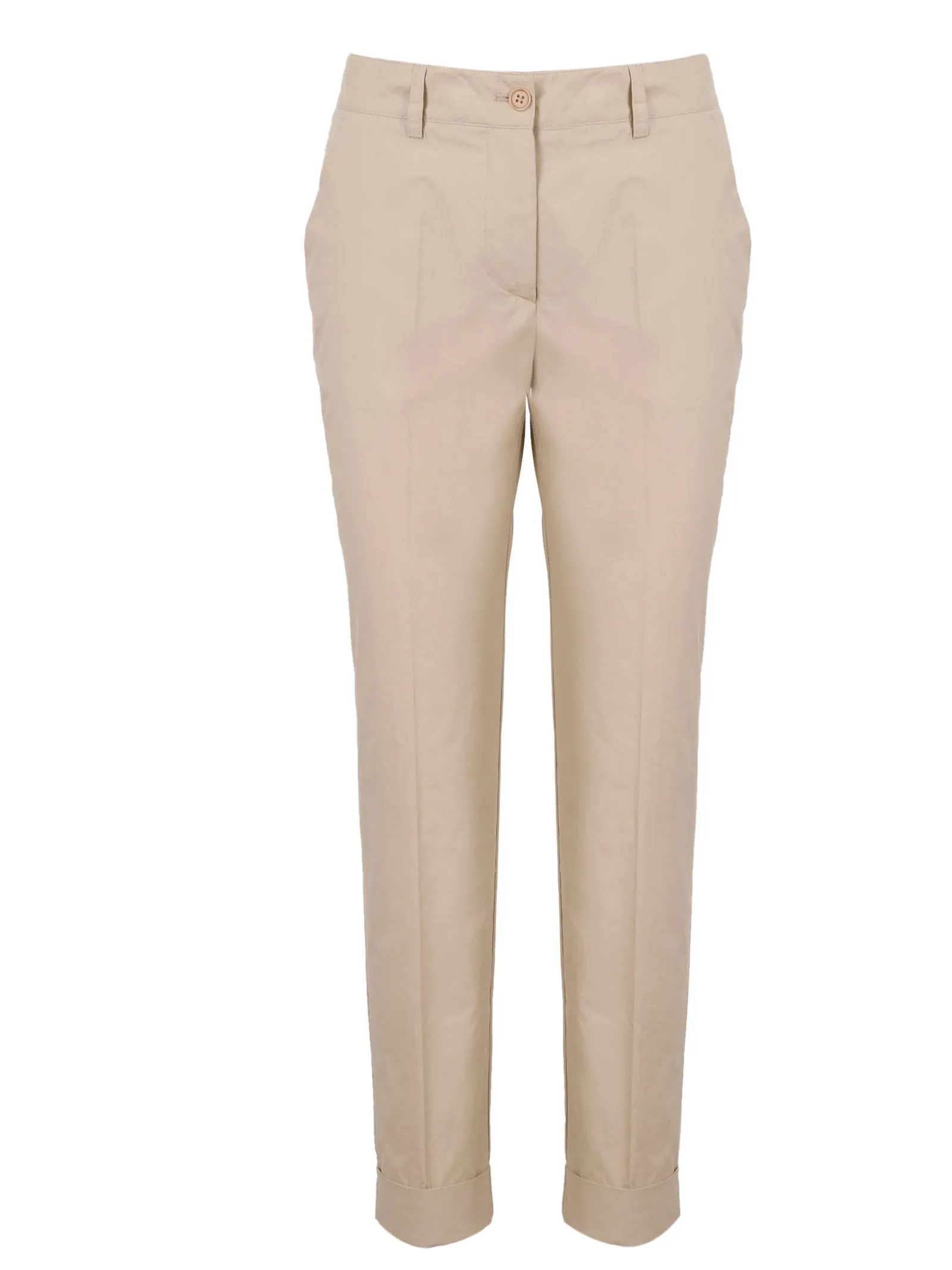 P.A.R.O.S.H. Straight Leg Cropped Trousers