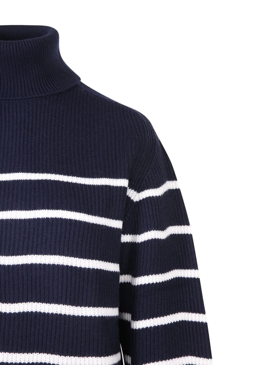 P.A.R.O.S.H. Striped Loose Fit Knit Sweater