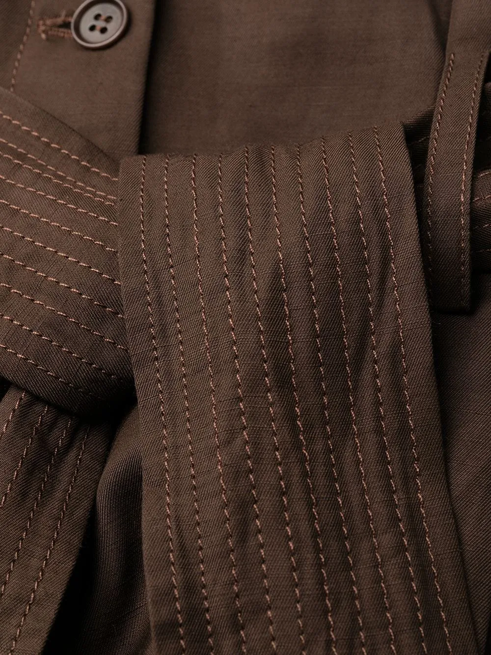 P.A.R.O.S.H. Tied Waist Wide Leg Trousers