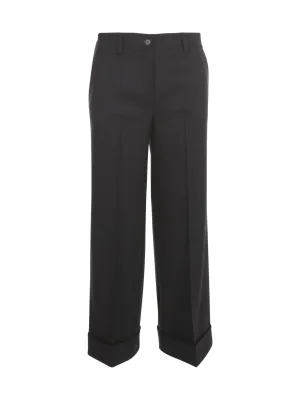 P.A.R.O.S.H. Wide Leg Tailored Trousers
