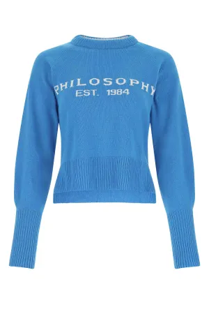 Philosophy Di Lorenzo Serafini Logo Intarsia Sweater