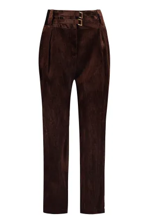 Pinko Corduroy Straight Leg Pants