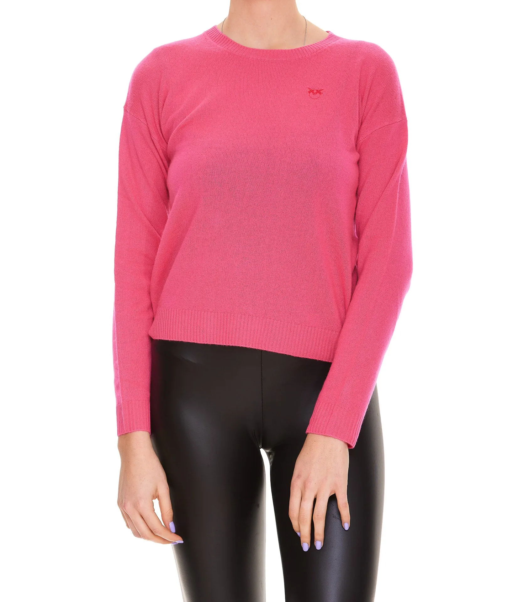 Pinko Crewneck Long-Sleeved Knit Jumper